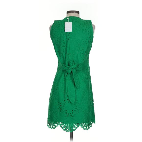 Andie The Navarino Dress in Eyelet Emerald Green S NWT - Picture 3 of 5